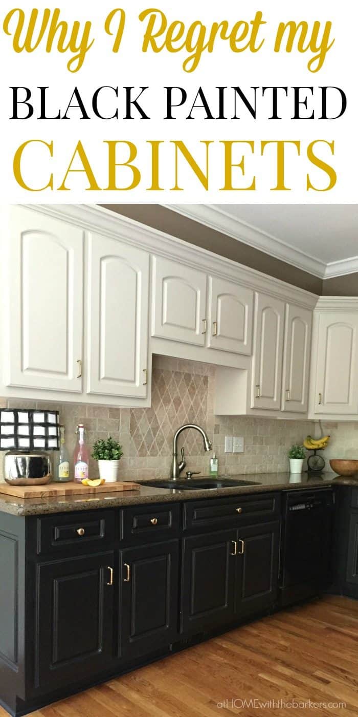 Black Kitchen Cabinets The Ugly Truth - At Home with The Barkers