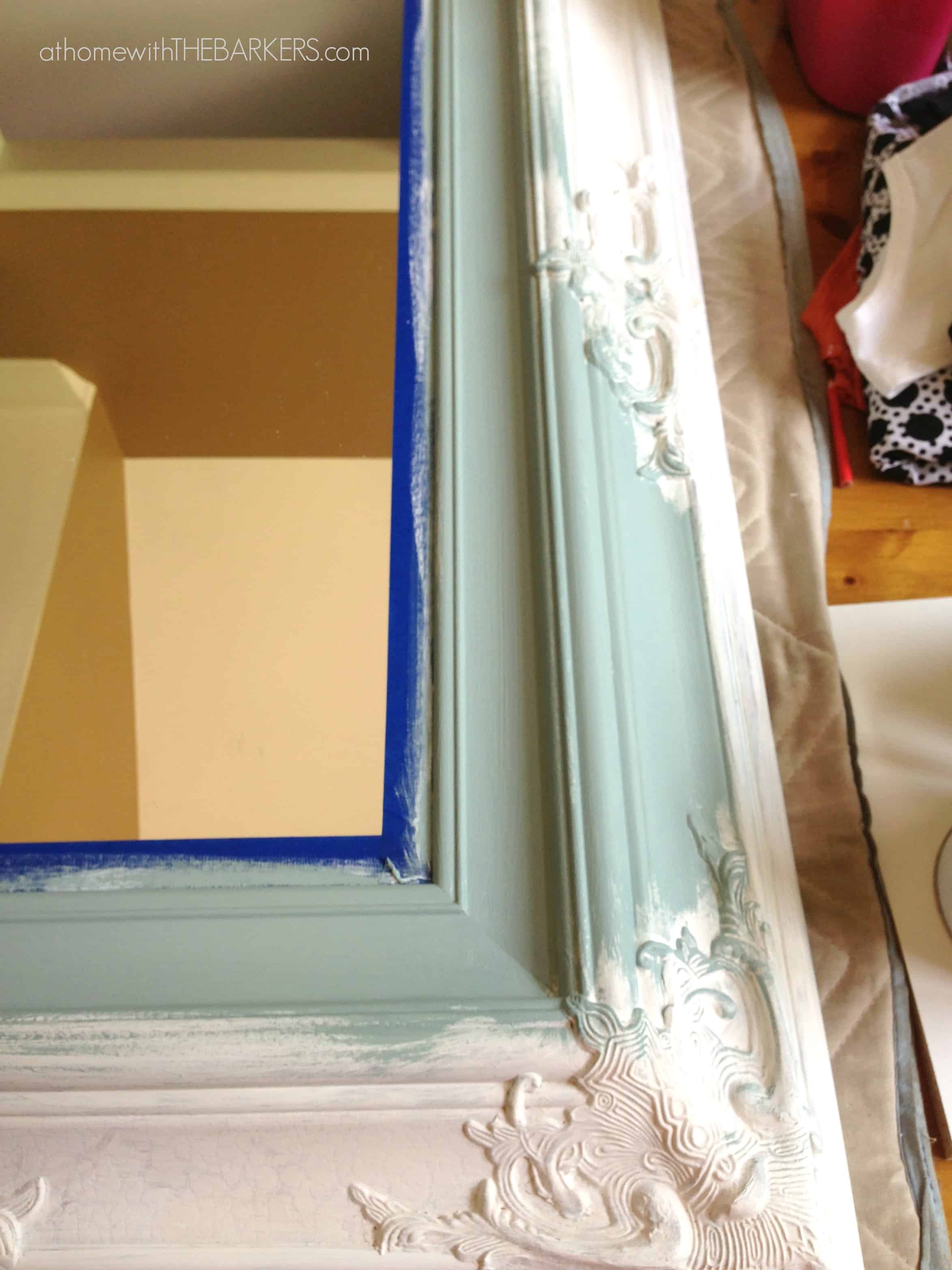 How to Paint a Mirror Frame