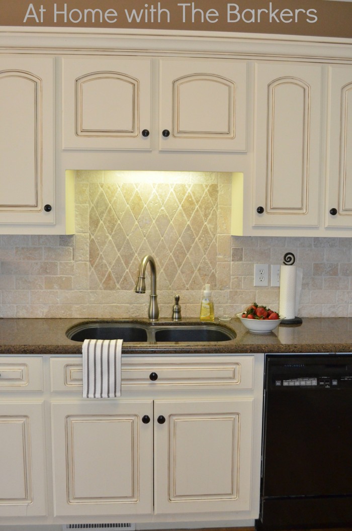 Painted Kitchen At Home with The Barkers