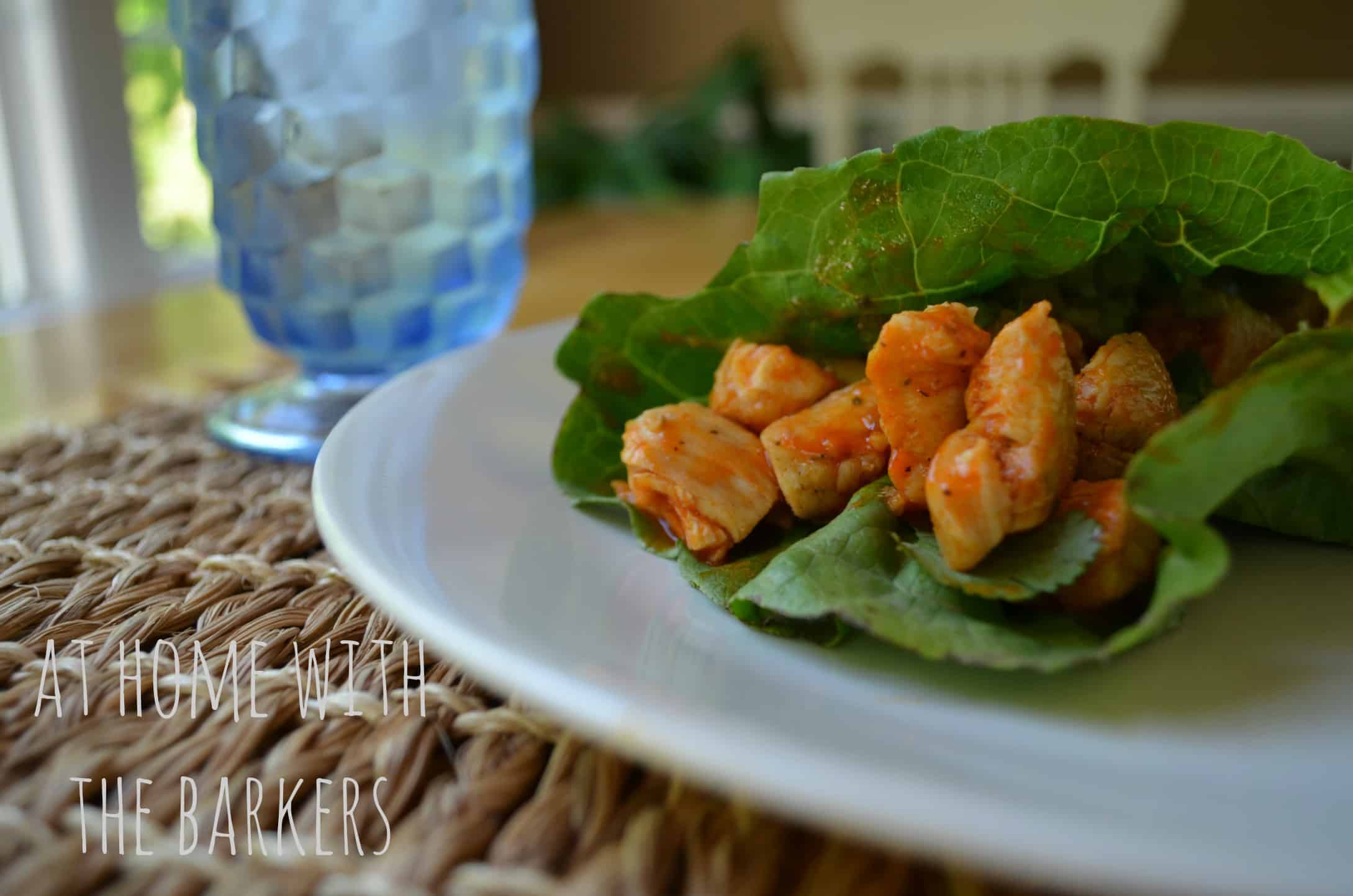 Buffalo Chicken Wrap - At Home With The Barkers
