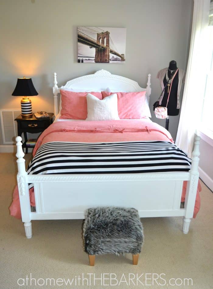 How to make your Teen Girl Happy {A room makeover}
