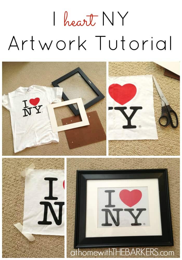 I heart NY artwork tutorial