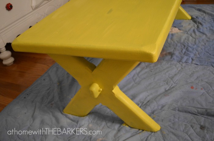 31 Days Bench with Yellow