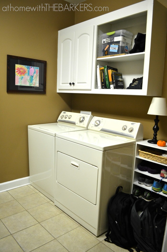 31 Days of organizing and Cleaning Laundry Room