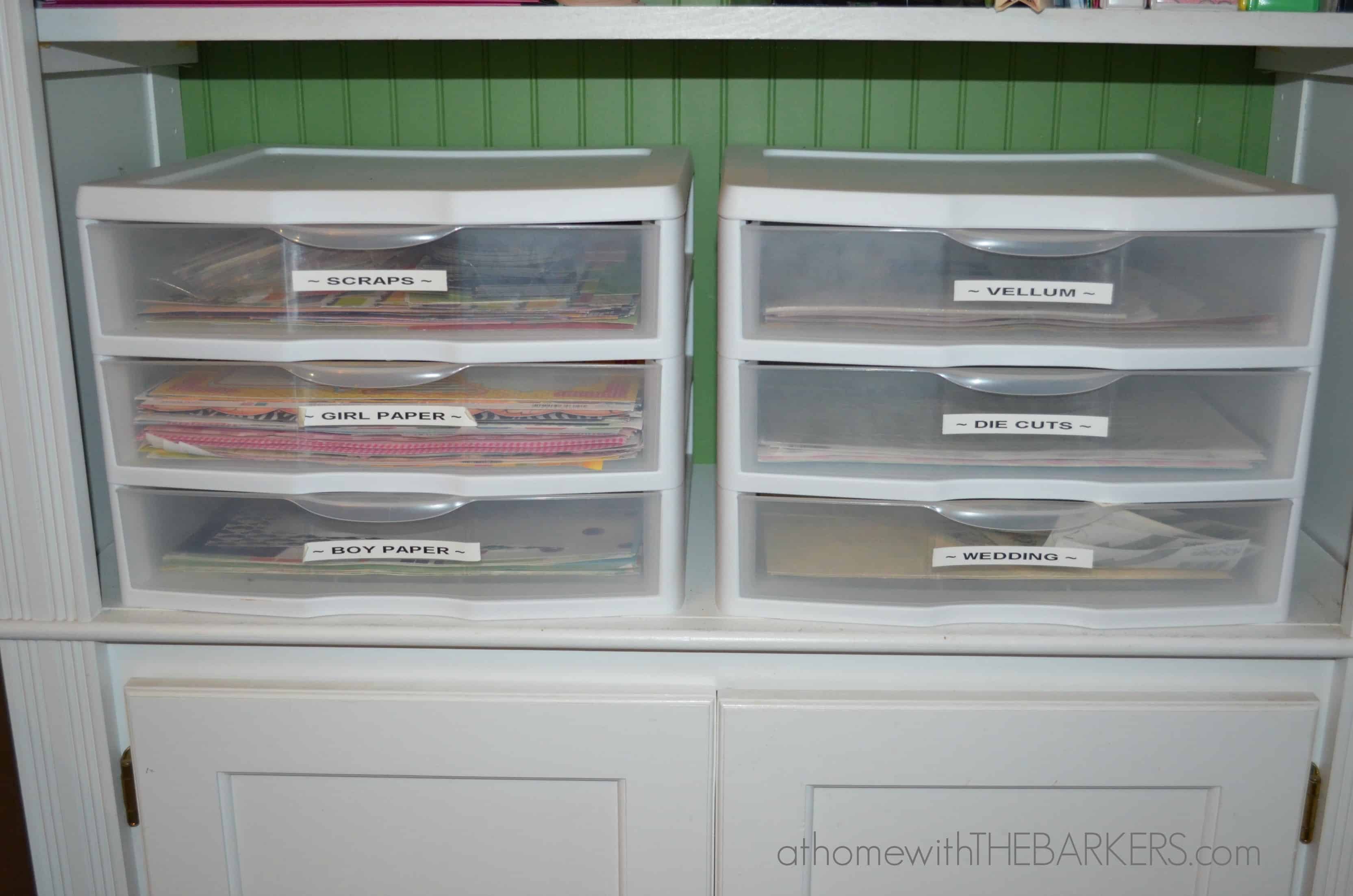 How to Store Scrapbook Paper Scraps - The Homes I Have Made