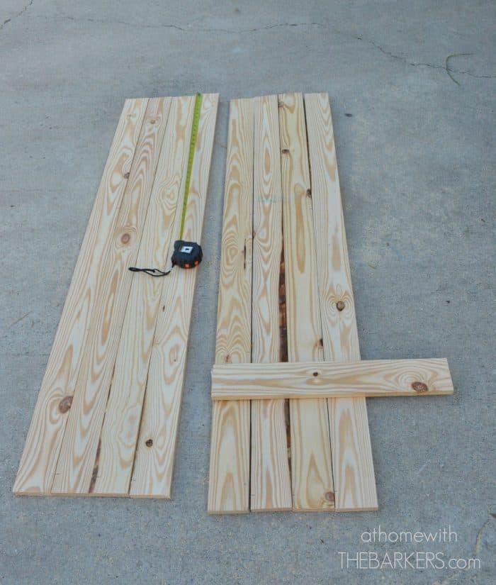 Board and Batten Shutters DIY with pine boards