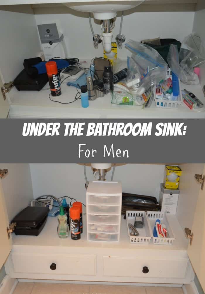 Under the Bathroom Sink for Men
