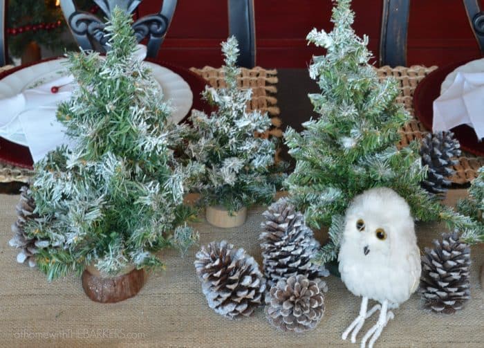 Christmas Tour Trees and Owl