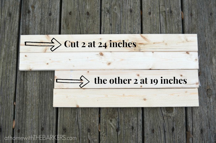 Wooden Sign Wood lengths