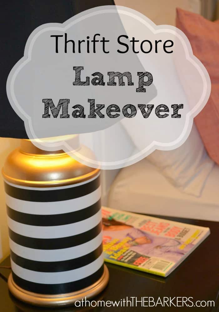 Thrift Store Lamp Makeover