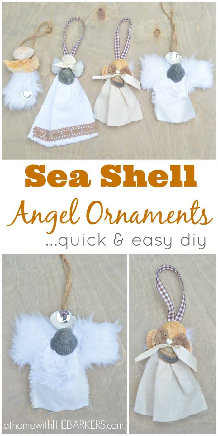 Sea Shell Angel Ornaments {or gift accessory}