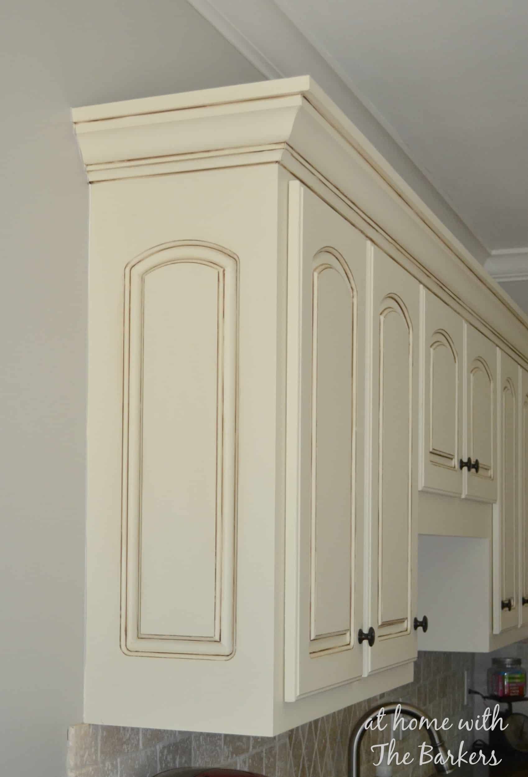 Polycrylic on painted online cabinets