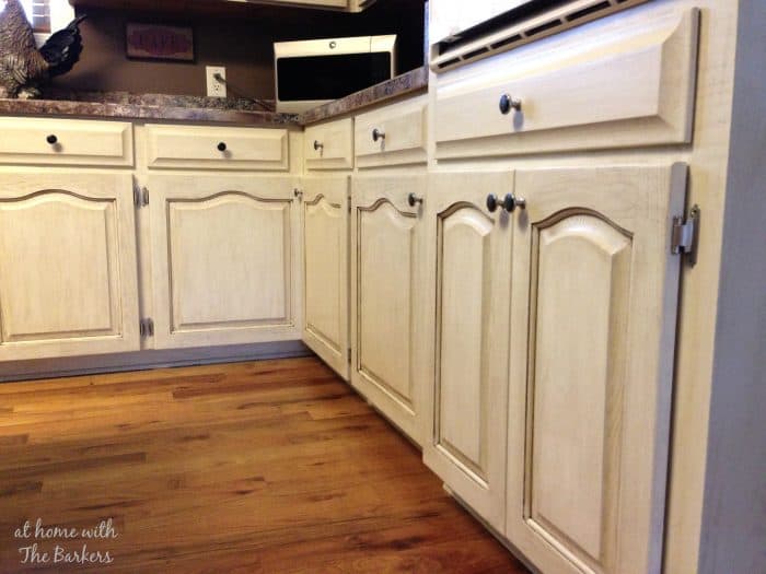 Glazing Oak Cabinets-Full Kitchen