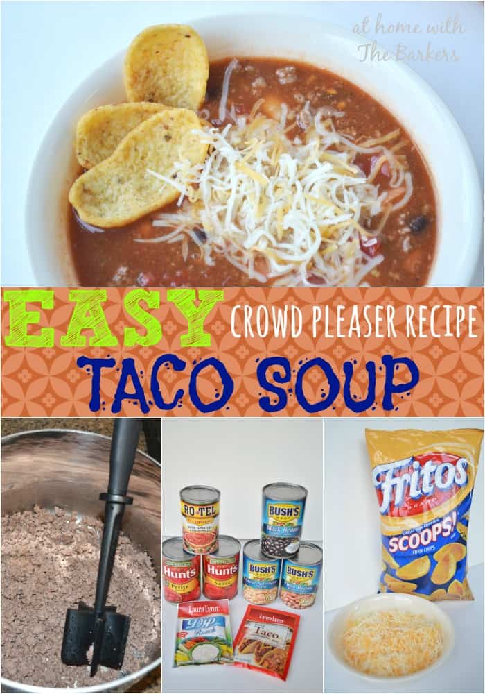 Easy Crowd Pleaser Taco Soup