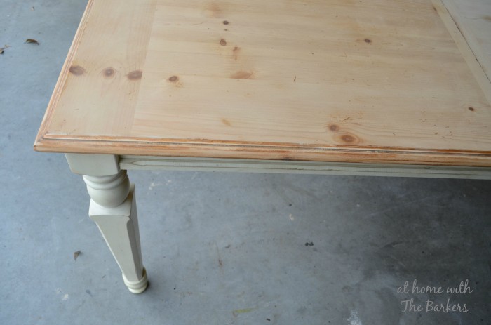 Farmhouse Table Sanded