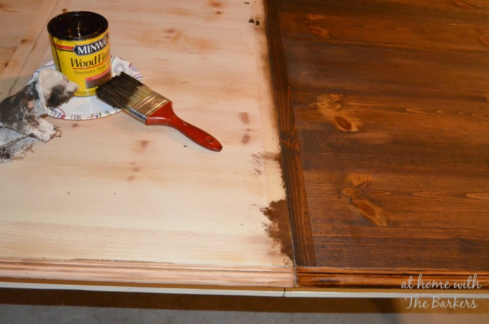 Farmhouse Table Staining