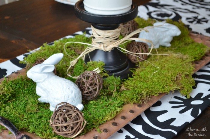 Spring Table by At Home with The Barkers #Spring #tablescape