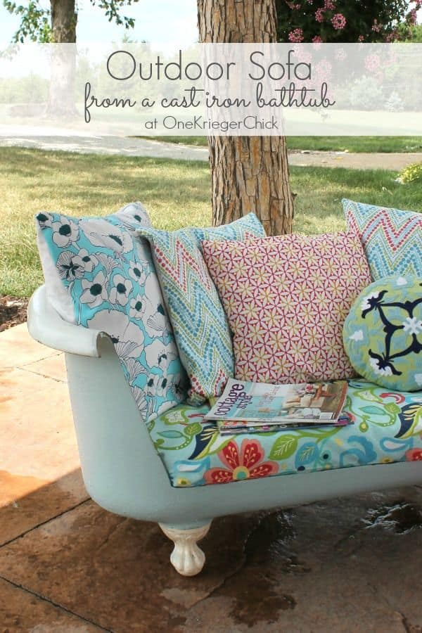 One Krieger Chick Outdoor Sofa