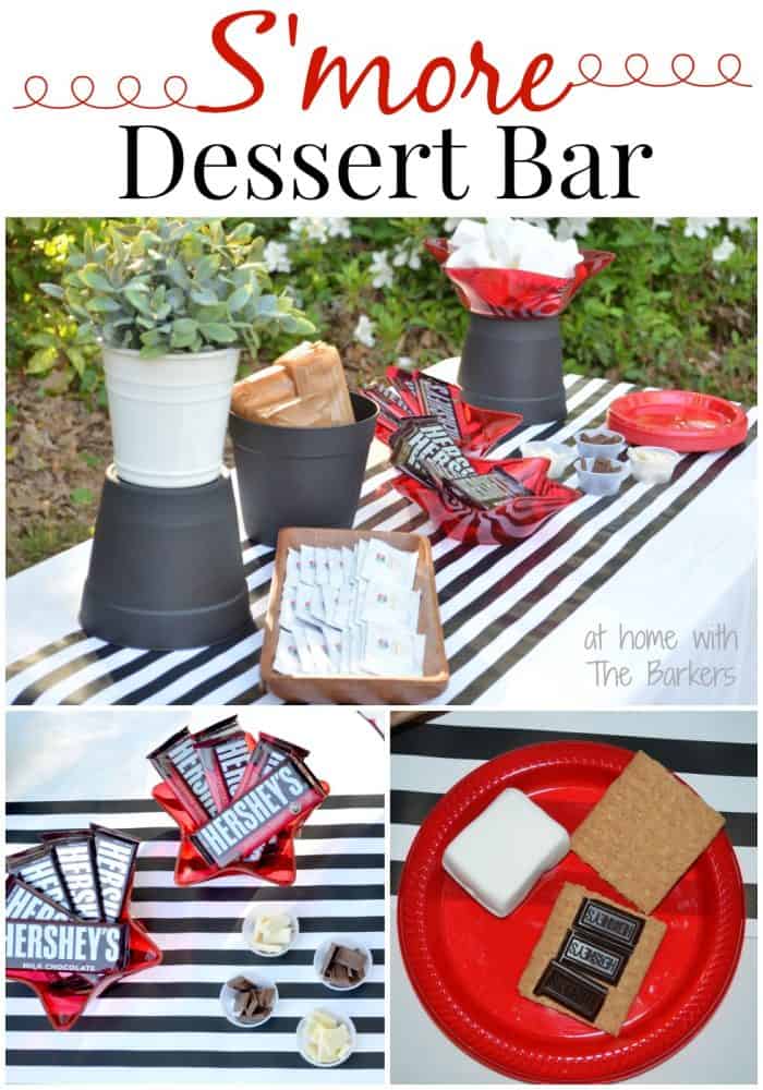 S'more Dessert Bar-S'more Party #showusyourmess #pmedia #ad