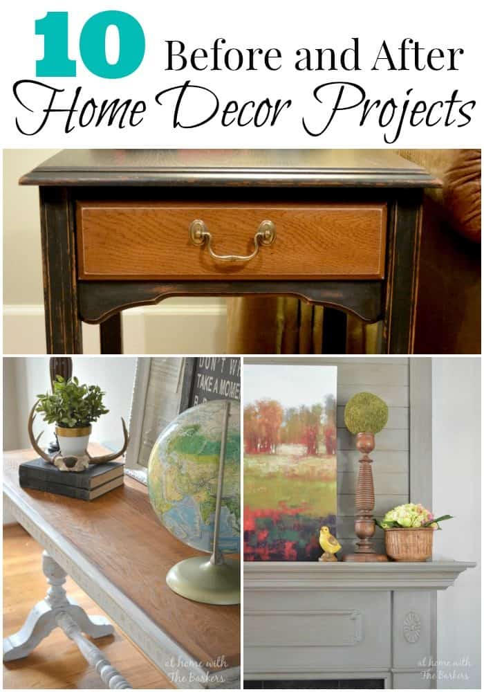 Before and After Home Decor Projects