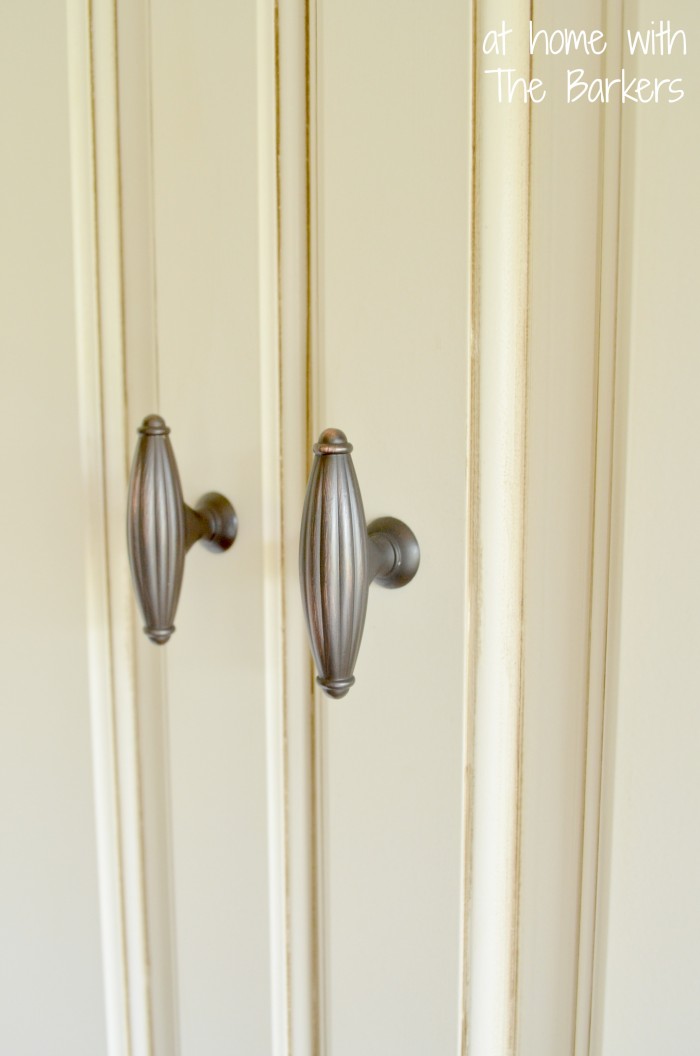 Glazed Kitchen Cabinets-Pantry details