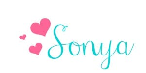 Sonya Signature with hearts