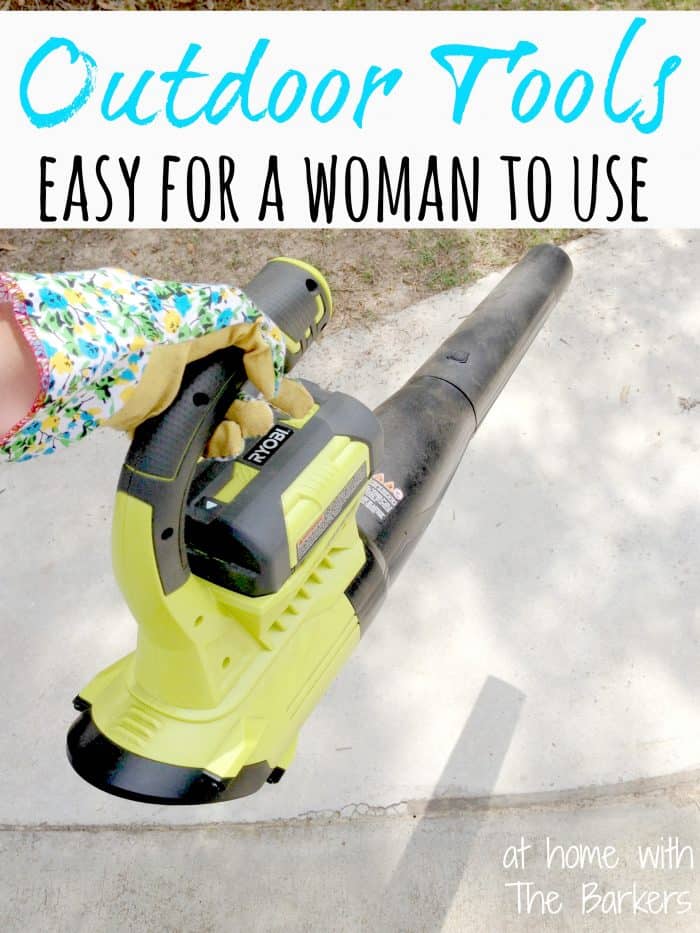 Ryobi Jet Fan Blower-Easy for a Woman to use