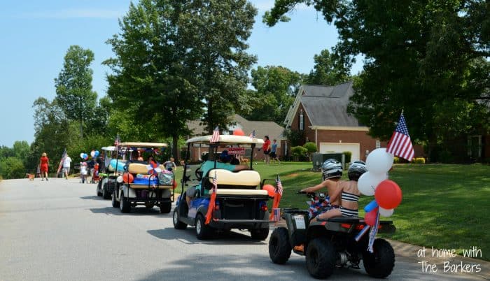 July Fourth Neighborhood Parade-Golfcart Caravan
