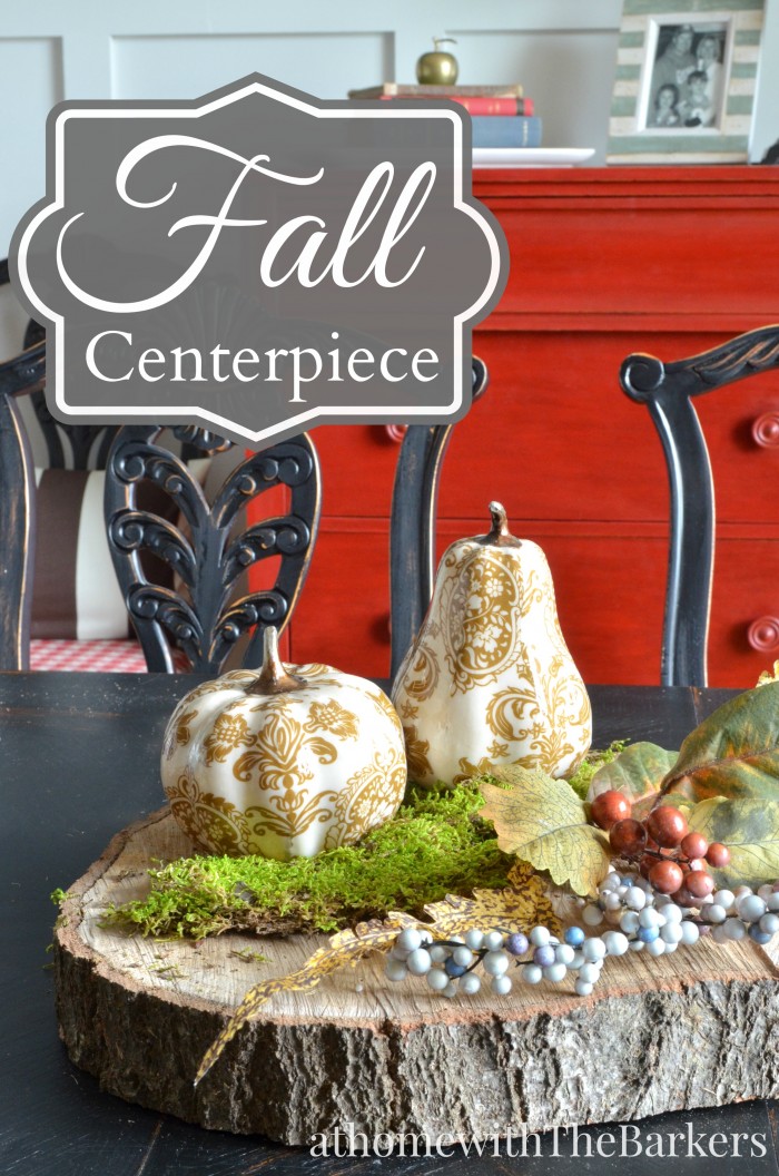 Fall Centerpiece Dining Room Table Decor