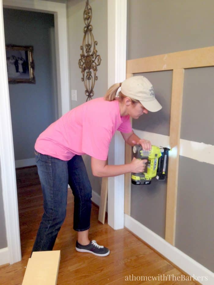 Dining Room Board and Batten Tip - Ryobi Air Strike