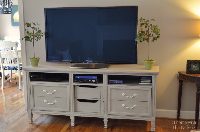 TV Stand Makeover-During