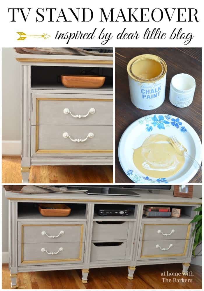 Estate Sale Sideboard with Chalk Paint Graphics (2nd Time's the