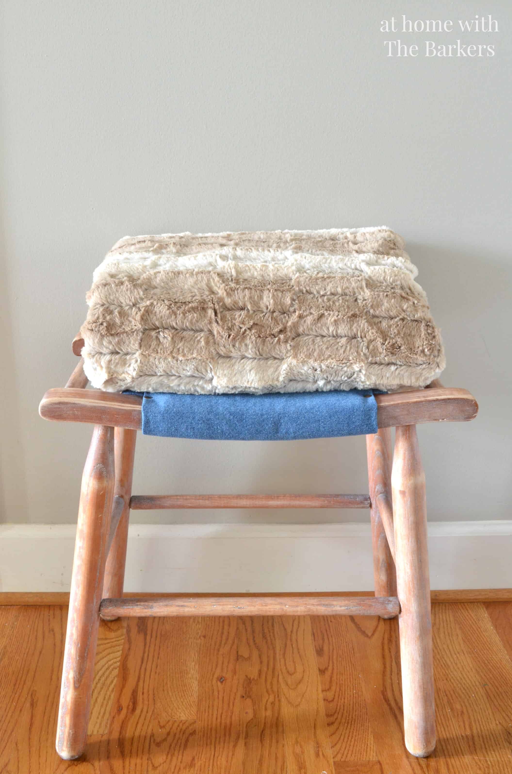 Rustic Wood Footstool Gets a Makeover with Twine