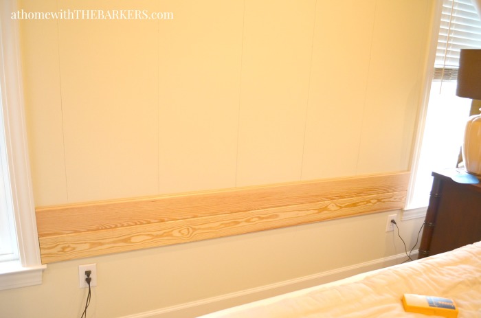 DIY Headboard Wood Plank