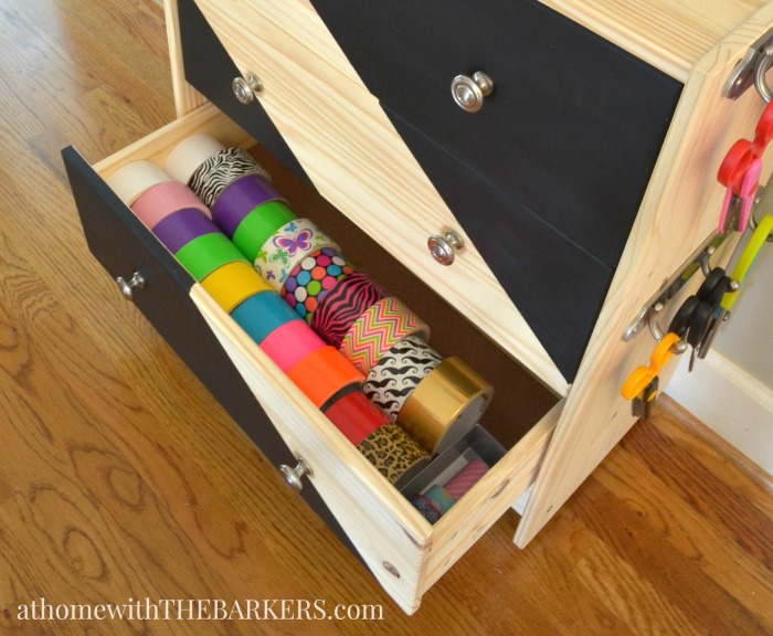 Ikea Rast Hack Rolling Craft Cart