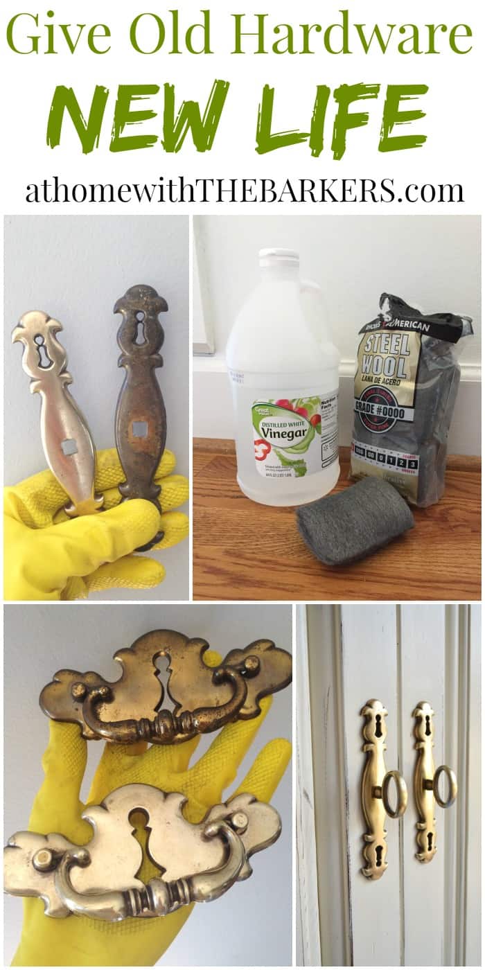 How to give old hardware a new look by using vinegar and steel wool