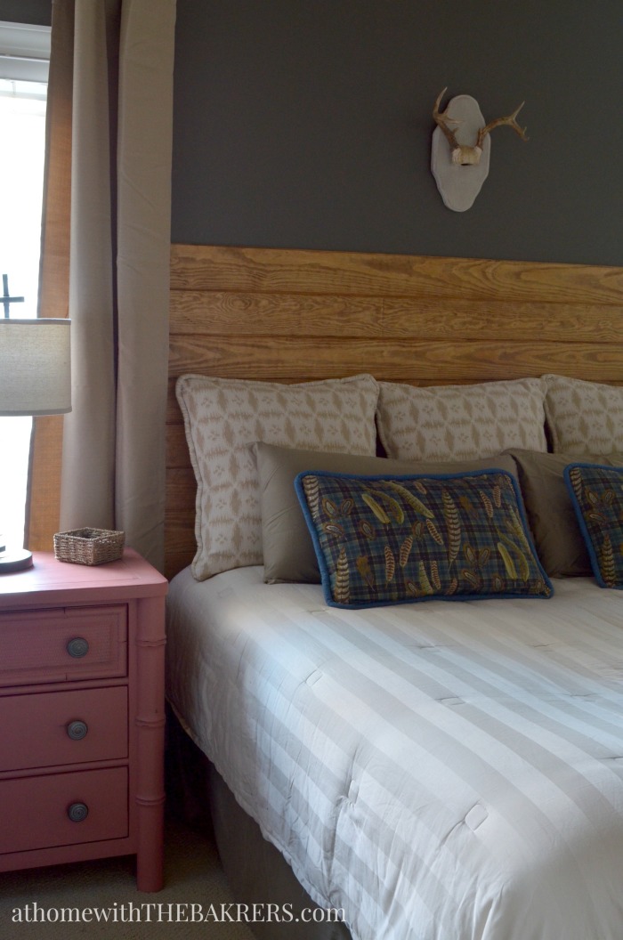 Master Bedroom Makeover including DIY Headboard