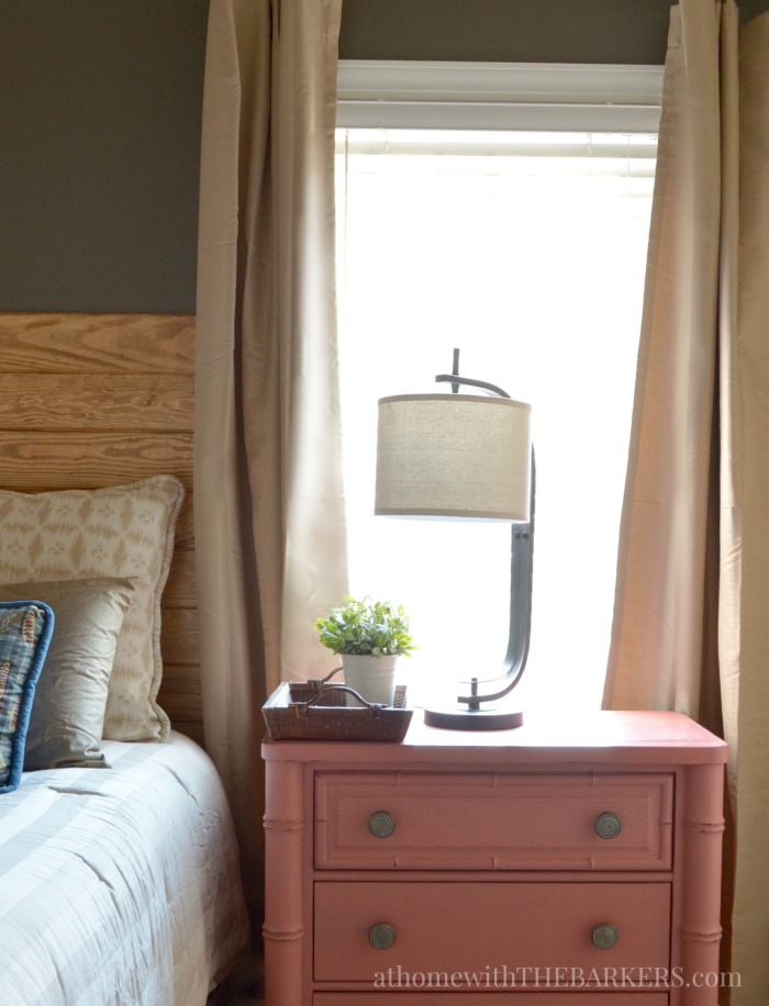 Master Bedroom Makeover including new lamps from HomeGoods