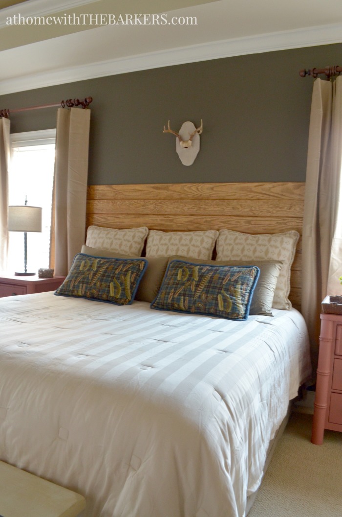 Master bedroom makeover with rustic decor and style