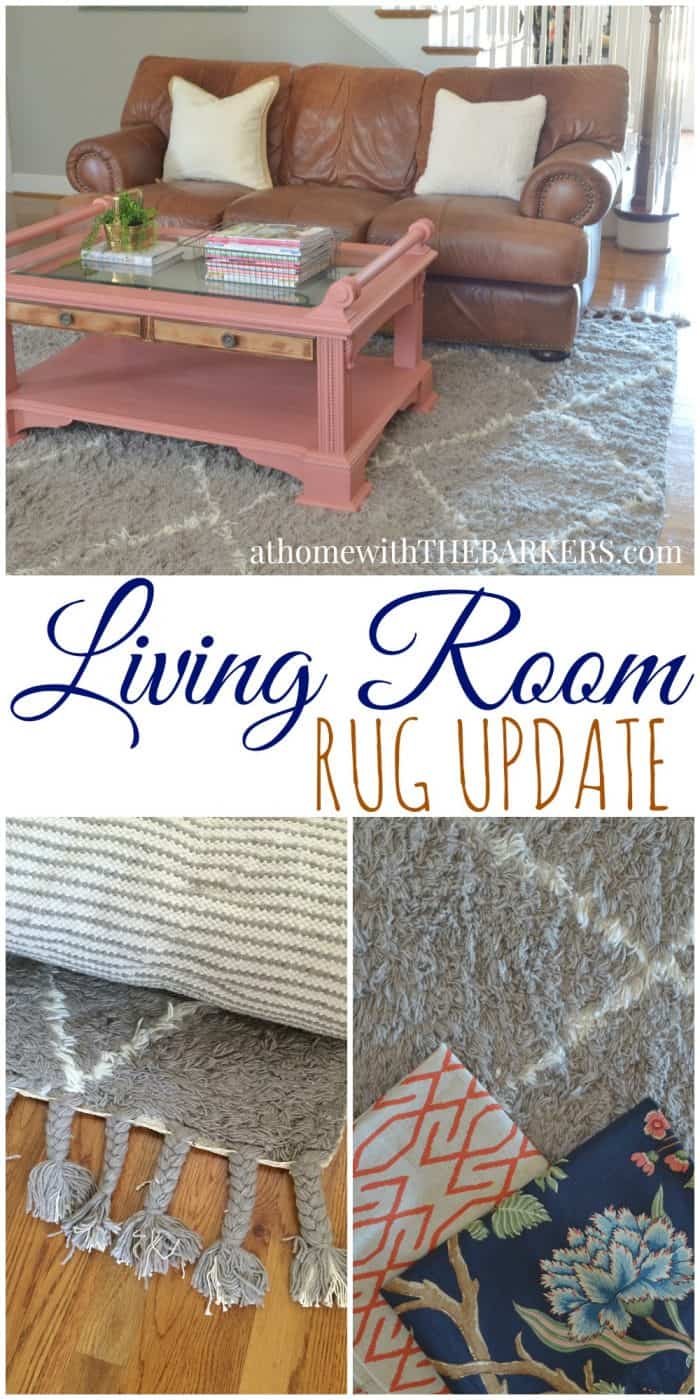 Living Room Rug Update for a new look