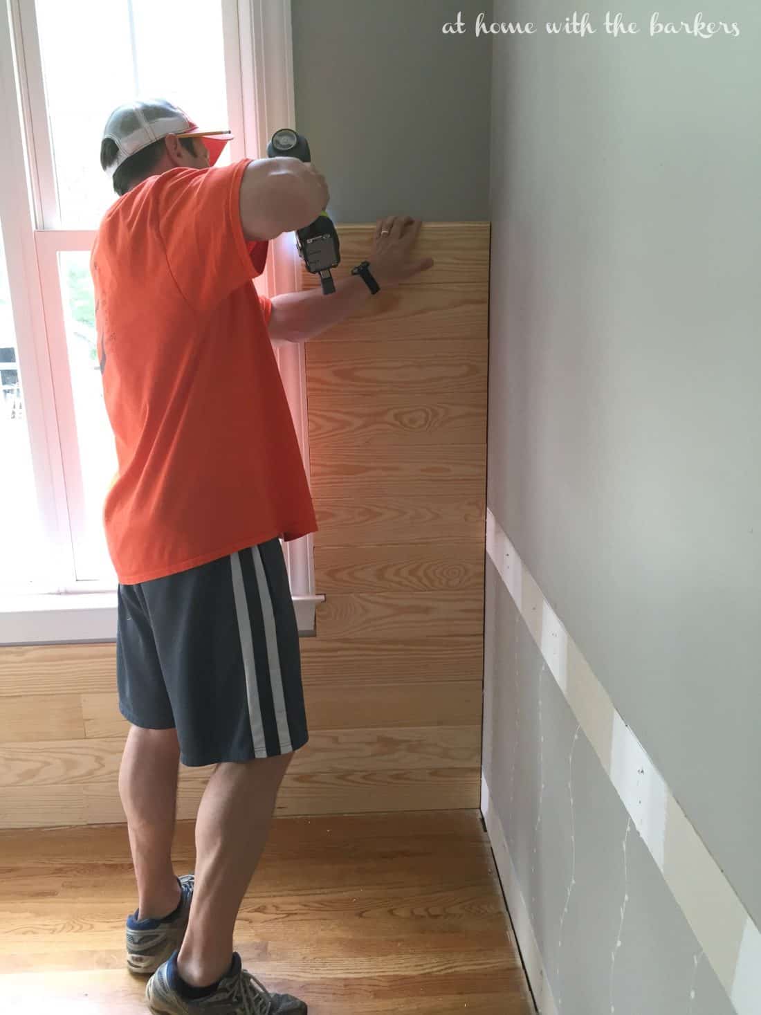 How to Install a Plank Wall At Home with The Barkers