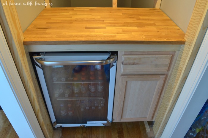 Here's a DIY beverage station made just from a couple of