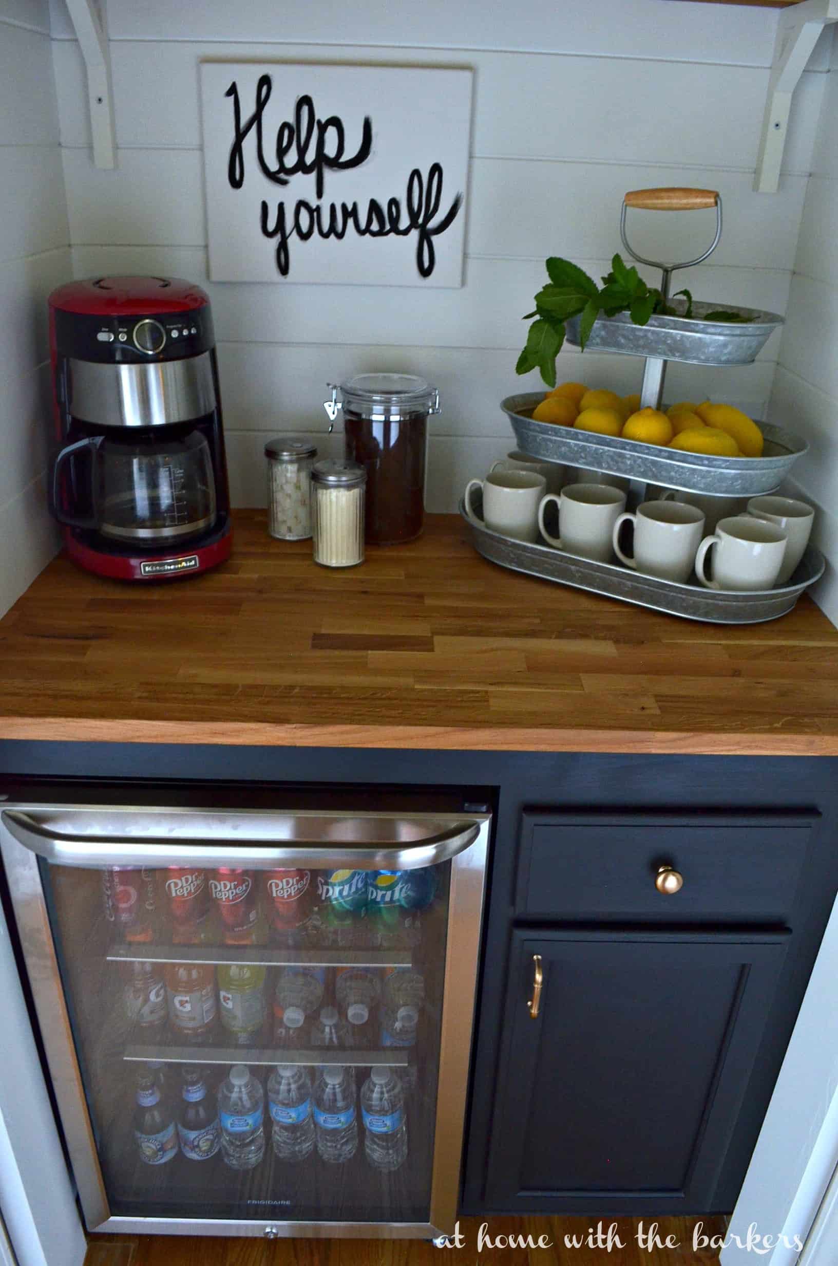 How to Create the Perfect Home Bar or Beverage Station