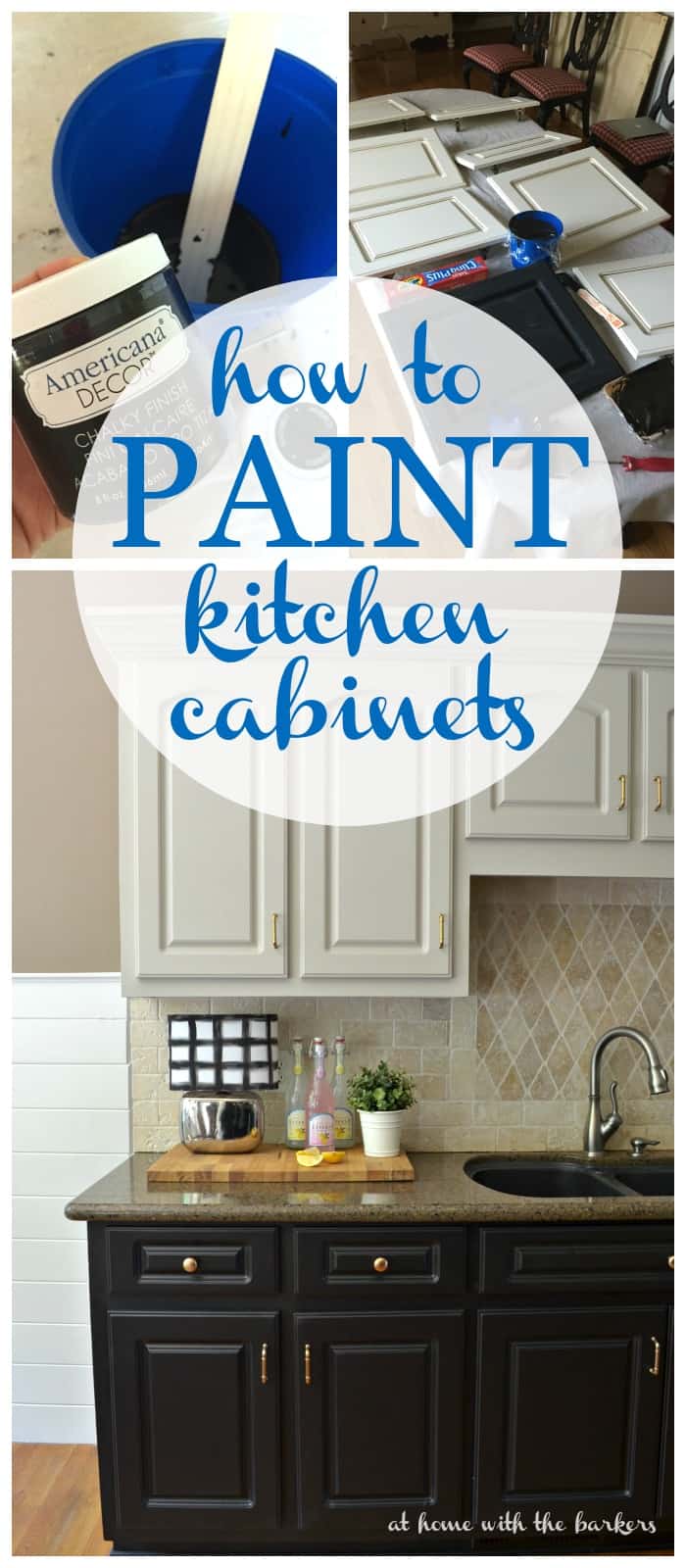 How To Paint Kitchen Cabinets At Home