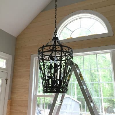 How to install plank walls with tongue and groove panels.