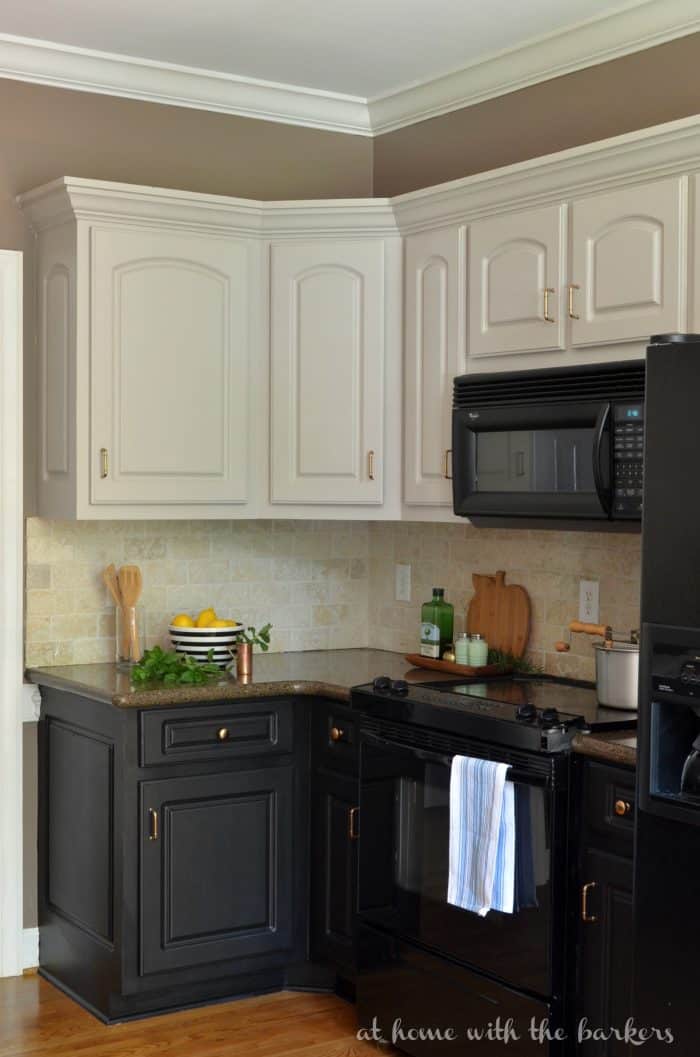 Black Painted Kitchen Cabinets / a review