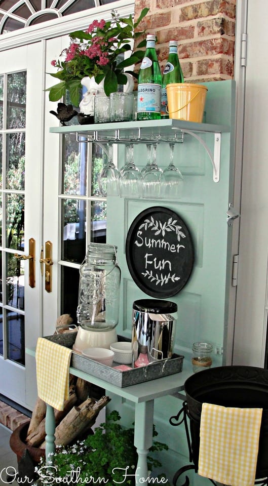 How To Build A Multi Purpose Beverage Station - Petticoat Junktion