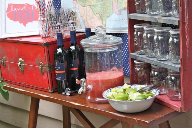 Outdoor Entertaining Serving Table