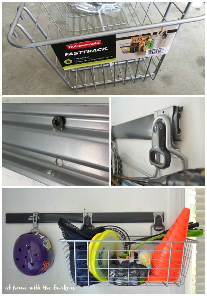 Rubbermaid FastTrack System for Garage Sports Organization