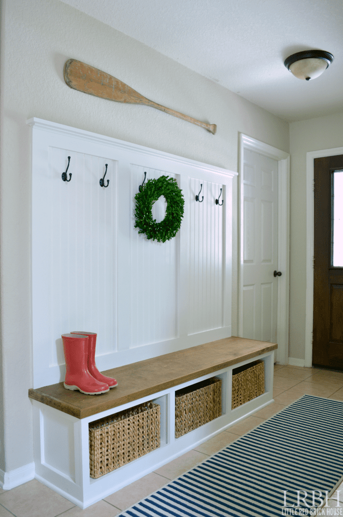 Decorating with planks - Little Red Brick House